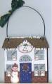 Single Snowman with Five Children Personalized Christmas ornament