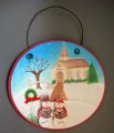 Church with Snowmen Family of 2