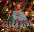Penguin Ornament Family of 9