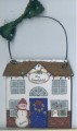 Single Snowman with One Child Personalized Christmas ornament