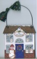 Single Snowman with Four Children Personalized Christmas ornament