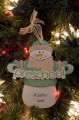 Preschool Snowman Personalized Ornament