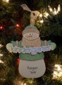 Kindergarten Snowman Personalized Ornament